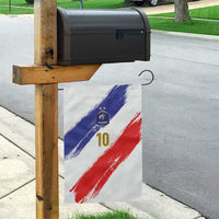 Custom France Foorball Garden Flag Les Bleus Tricolor Brush Style - Wonder Print Shop