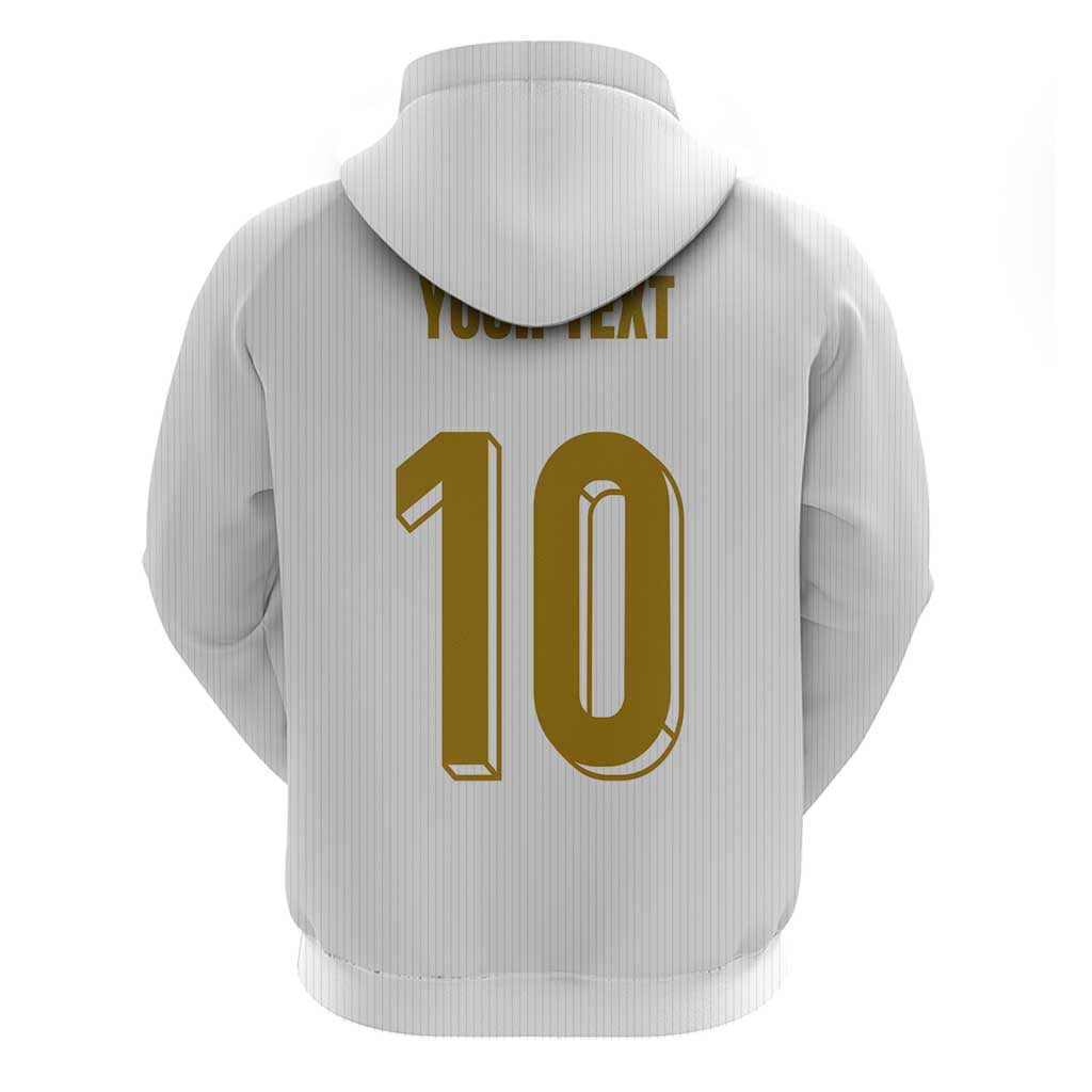 Custom France Foorball Hoodie Les Bleus Tricolor Brush Style - Wonder Print Shop