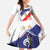 Custom France Foorball Kid Short Sleeve Dress Les Bleus Tricolor Brush Style - Wonder Print Shop