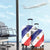 Custom France Foorball Luggage Cover Les Bleus Tricolor Brush Style - Wonder Print Shop