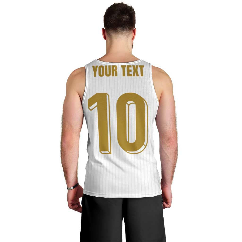 Custom France Foorball Men Tank Top Les Bleus Tricolor Brush Style - Wonder Print Shop