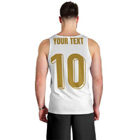 Custom France Foorball Men Tank Top Les Bleus Tricolor Brush Style - Wonder Print Shop