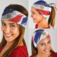 France Foorball Neck Gaiter Les Bleus Tricolor Brush Style LT03