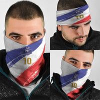 France Foorball Neck Gaiter Les Bleus Tricolor Brush Style LT03