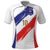 Custom France Foorball Polo Shirt Les Bleus Tricolor Brush Style - Wonder Print Shop