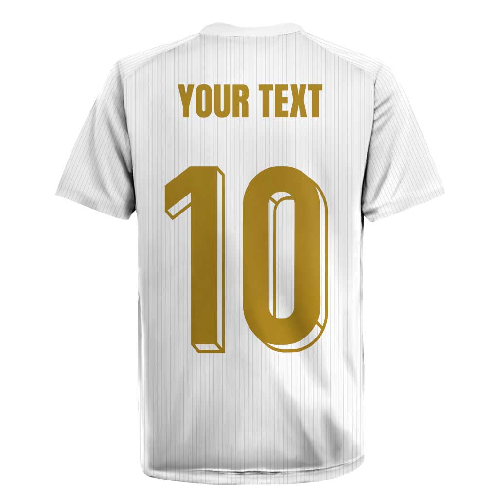 Custom France Foorball Rugby Jersey Les Bleus Tricolor Brush Style - Wonder Print Shop