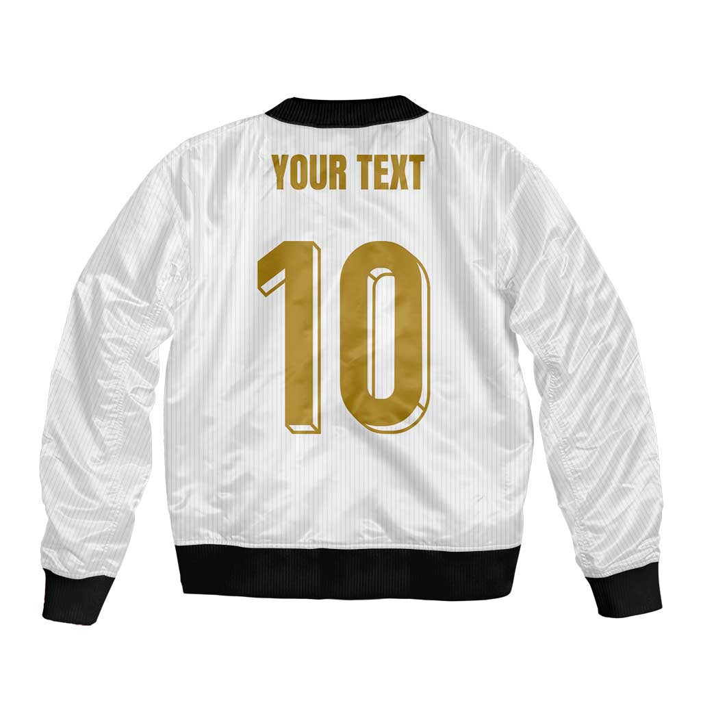 Custom France Foorball Sleeve Zip Bomber Jacket Les Bleus Tricolor Brush Style - Wonder Print Shop