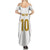 Custom France Foorball Summer Maxi Dress Les Bleus Tricolor Brush Style - Wonder Print Shop