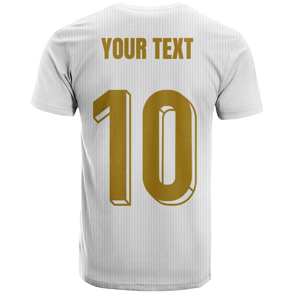 Custom France Foorball T Shirt Les Bleus Tricolor Brush Style - Wonder Print Shop