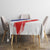 Custom France Foorball Tablecloth Les Bleus Tricolor Brush Style - Wonder Print Shop