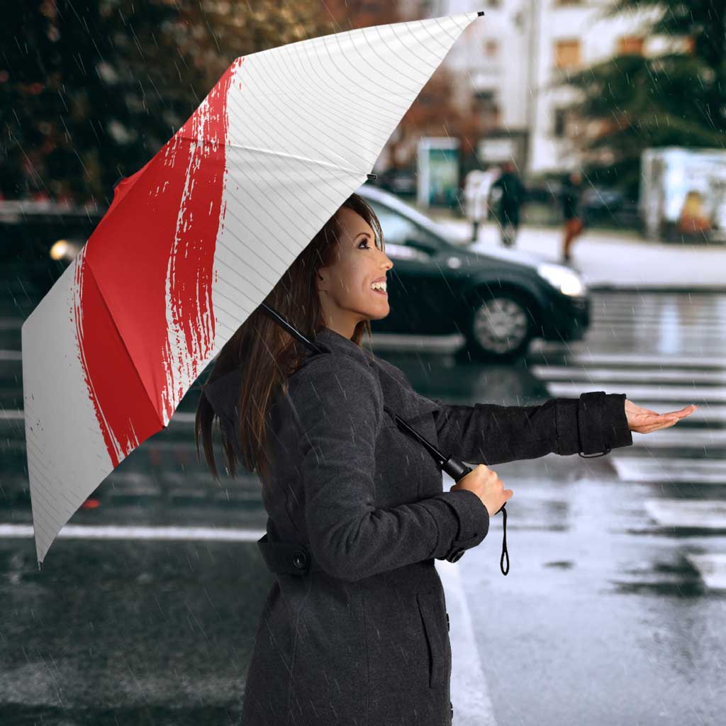 Custom France Foorball Umbrella Les Bleus Tricolor Brush Style - Wonder Print Shop
