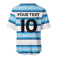 Argentina Rugby Custom Baseball Jersey Pumas Stripes Style