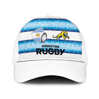 Argentina Rugby Baseball Net Cap Pumas Stripes Style