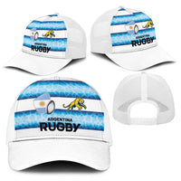 Argentina Rugby Baseball Net Cap Pumas Stripes Style