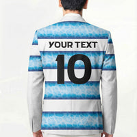 Argentina Rugby Custom Blazer Pumas Stripes Style