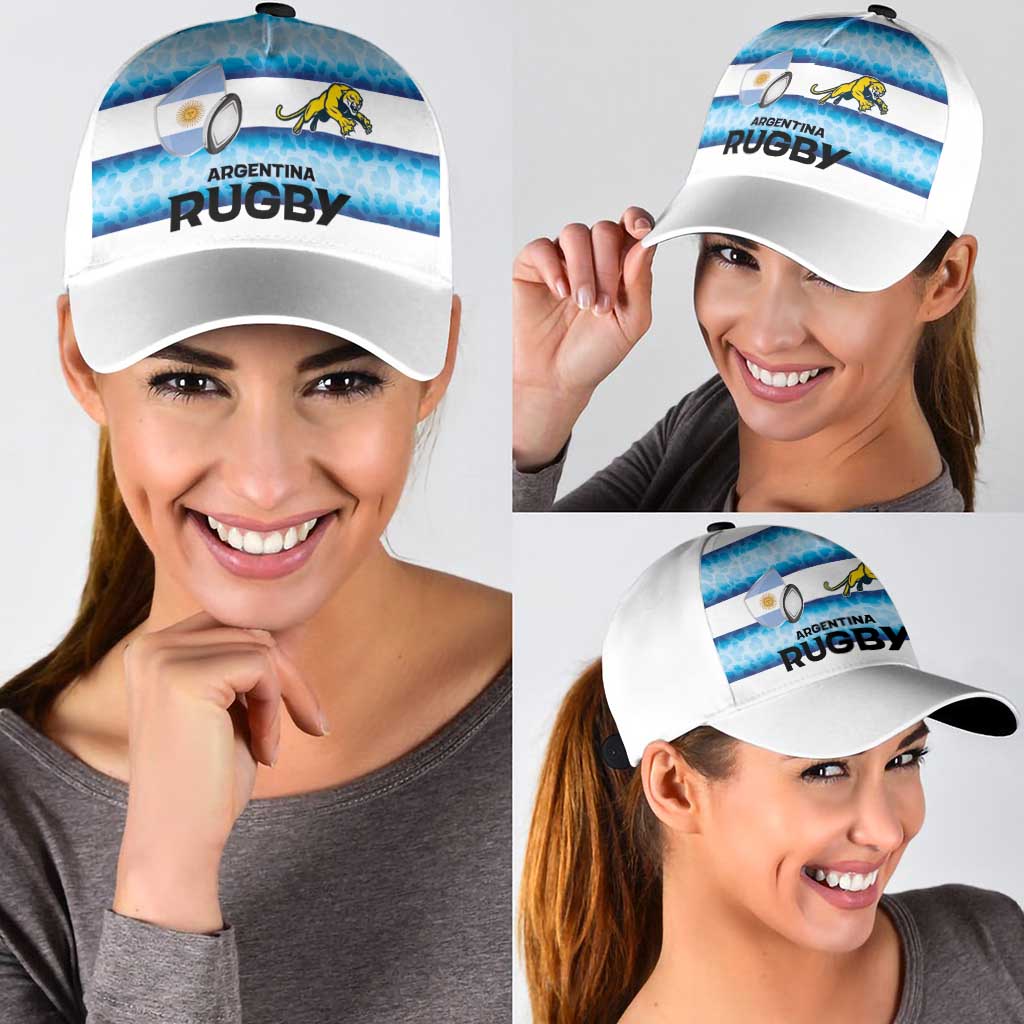 Argentina Rugby Classic Cap Pumas Stripes Style