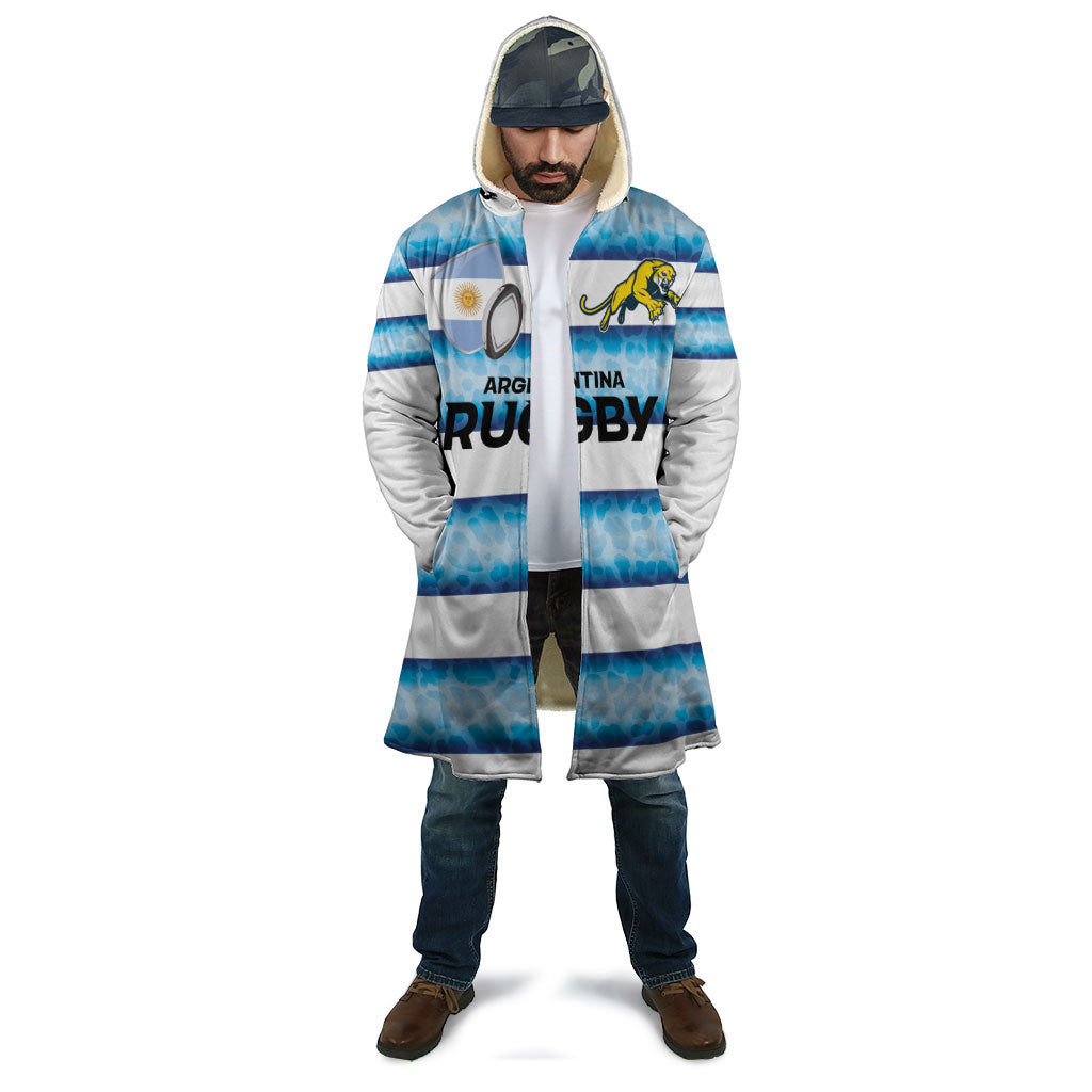 Argentina Rugby Custom Cloak Pumas Stripes Style