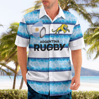 Argentina Rugby Custom Hawaiian Shirt Pumas Stripes Style