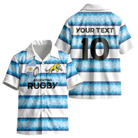 Argentina Rugby Custom Kid Hawaiian Shirt Pumas Stripes Style