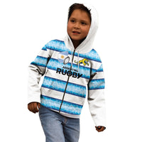 Argentina Rugby Custom Kid Hoodie Pumas Stripes Style