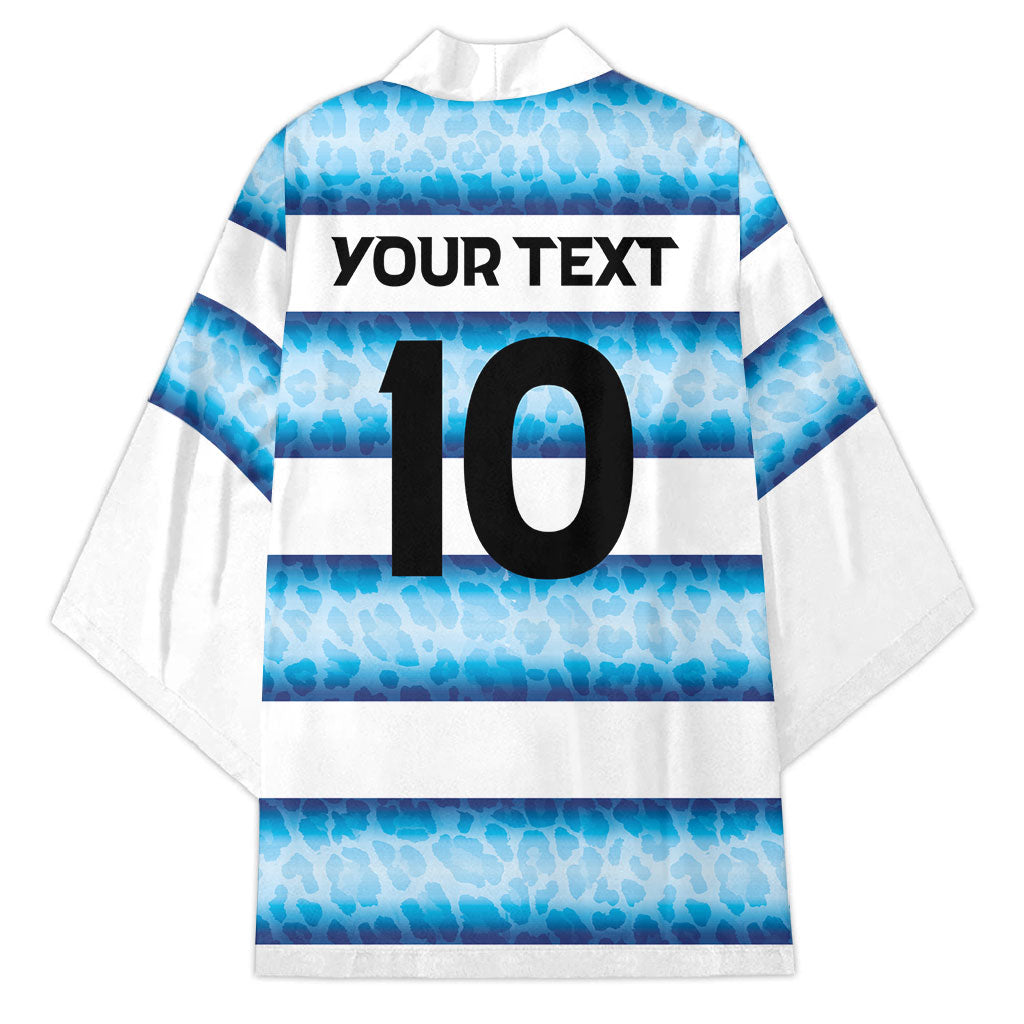 Argentina Rugby Custom Kimono Pumas Stripes Style