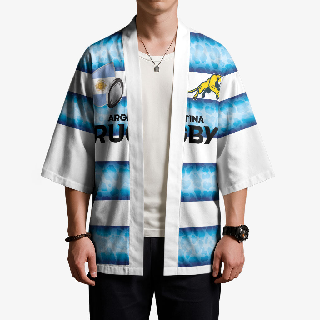 Argentina Rugby Custom Kimono Pumas Stripes Style