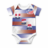 America Rugby Custom Baby Onesie USA Falcons Stripes Style