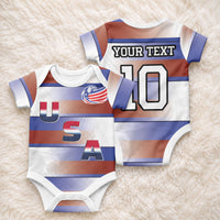 America Rugby Custom Baby Onesie USA Falcons Stripes Style