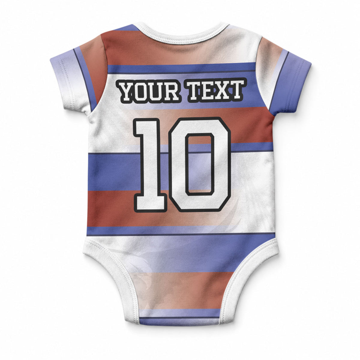 America Rugby Custom Baby Onesie USA Falcons Stripes Style
