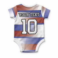 America Rugby Custom Baby Onesie USA Falcons Stripes Style
