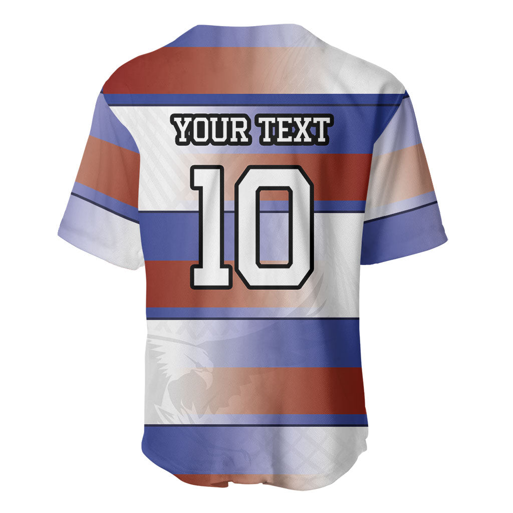 America Rugby Custom Baseball Jersey USA Falcons Stripes Style