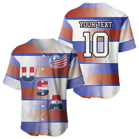 America Rugby Custom Baseball Jersey USA Falcons Stripes Style