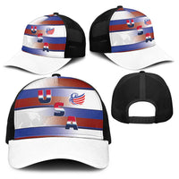 America Rugby Baseball Net Cap USA Falcons Stripes Style