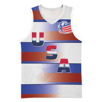 America Rugby Custom Basketball Jersey USA Falcons Stripes Style