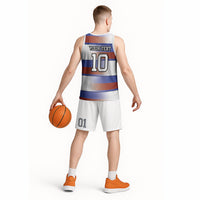 America Rugby Custom Basketball Jersey USA Falcons Stripes Style
