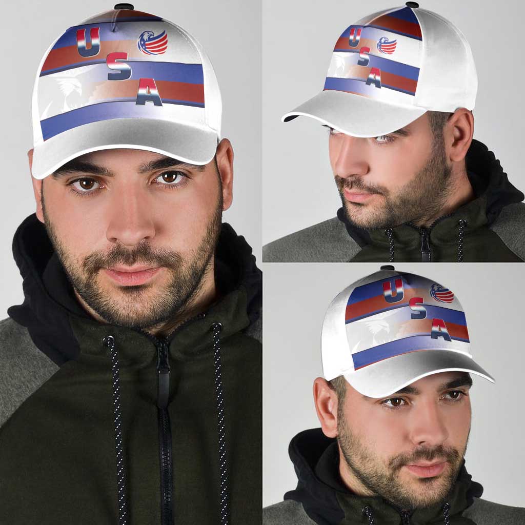 America Rugby Classic Cap USA Falcons Stripes Style