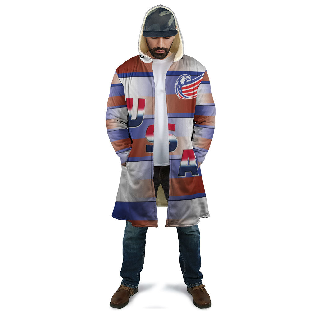 America Rugby Custom Cloak USA Falcons Stripes Style