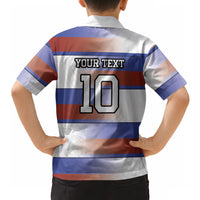 America Rugby Custom Hawaiian Shirt USA Falcons Stripes Style