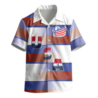 America Rugby Custom Kid Hawaiian Shirt USA Falcons Stripes Style