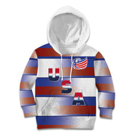 America Rugby Custom Kid Hoodie USA Falcons Stripes Style