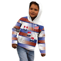 America Rugby Custom Kid Hoodie USA Falcons Stripes Style
