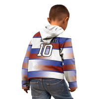 America Rugby Custom Kid Hoodie USA Falcons Stripes Style
