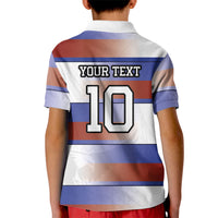 America Rugby Custom Kid Polo Shirt USA Falcons Stripes Style
