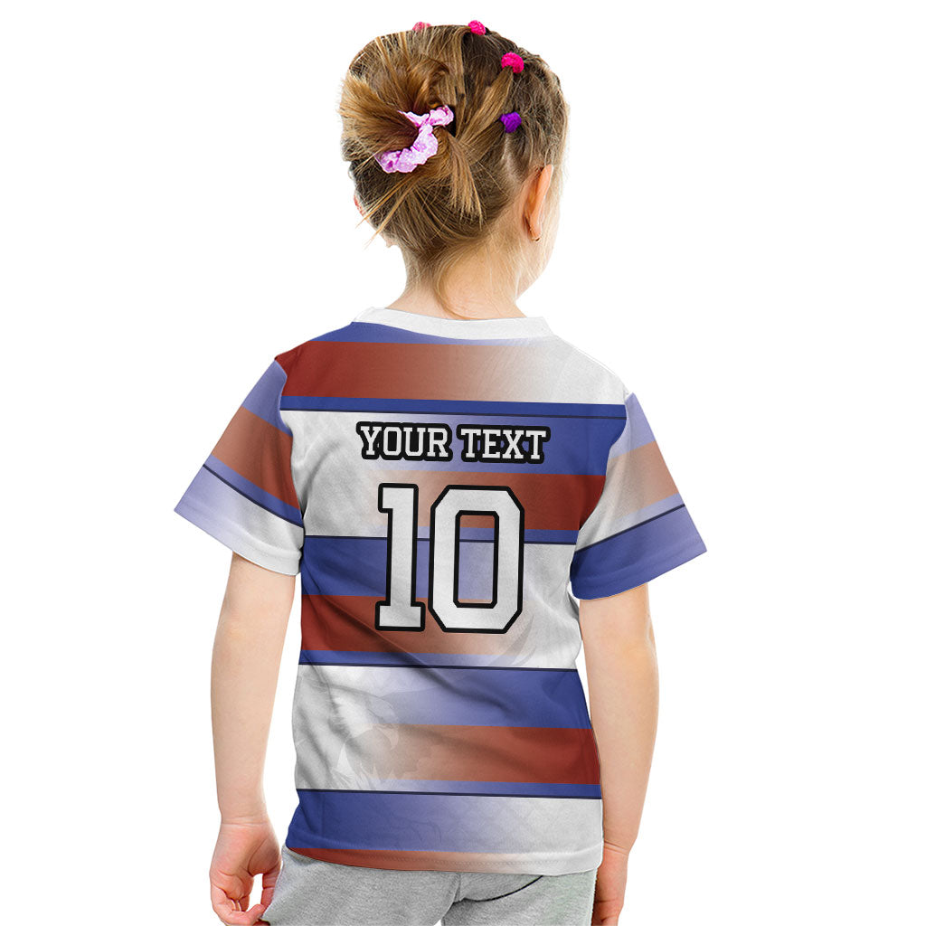 America Rugby Custom Kid T Shirt USA Falcons Stripes Style