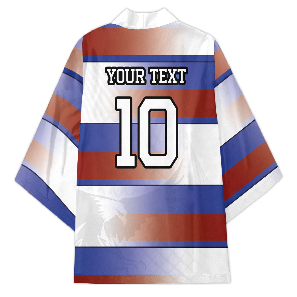 America Rugby Custom Kimono USA Falcons Stripes Style