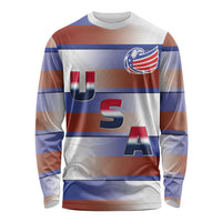 America Rugby Custom Long Sleeve Shirt USA Falcons Stripes Style