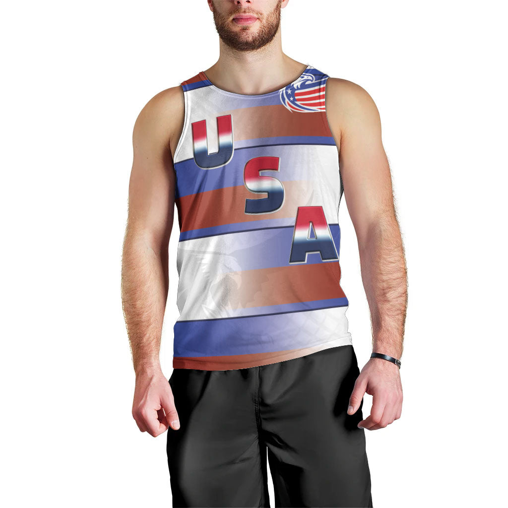 America Rugby Custom Men Tank Top USA Falcons Stripes Style