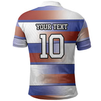 America Rugby Custom Polo Shirt USA Falcons Stripes Style