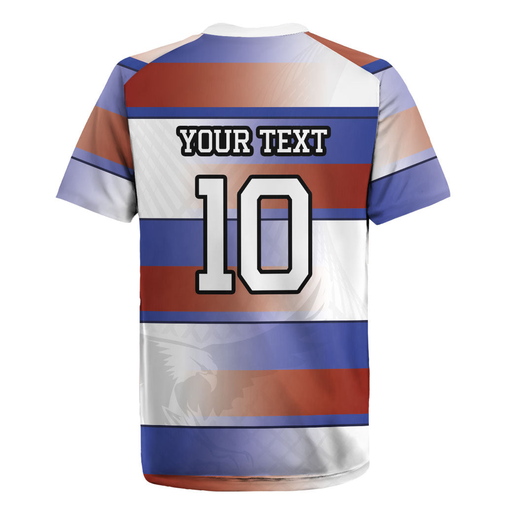 America Rugby Custom Rugby Jersey USA Falcons Stripes Style