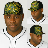 South Africa Rugby Baseball Net Cap Springbok with King Protea Inspired by African Heritage
